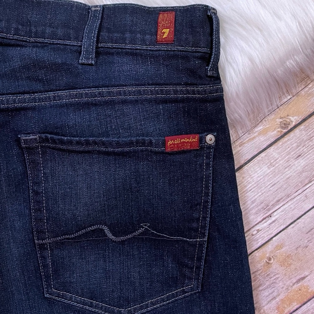 7 For All Mankind Men’s Austyn Dark Blue Jeans - Picture 7 of 10